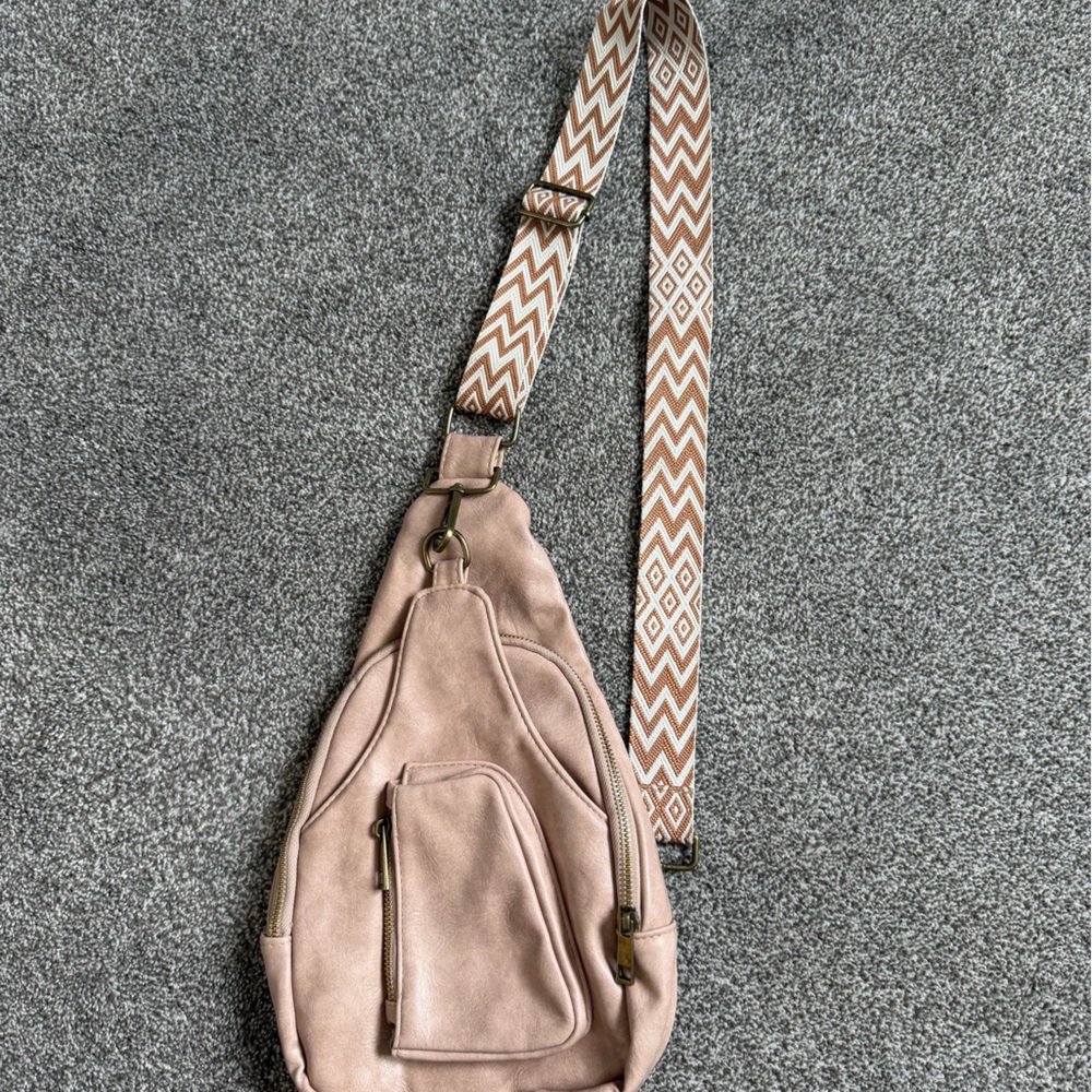 Stylish Pink Crossbody Bag